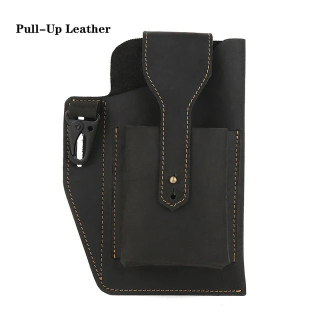 Waist Bag Belt-Worn Microfiber PU Leather