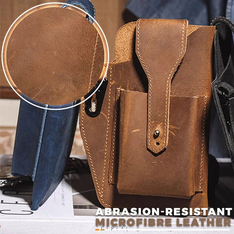 Waist Bag Belt-Worn Microfiber PU Leather