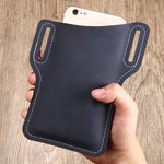 Waist Phone Holder PU Leather Hands-Free Carry