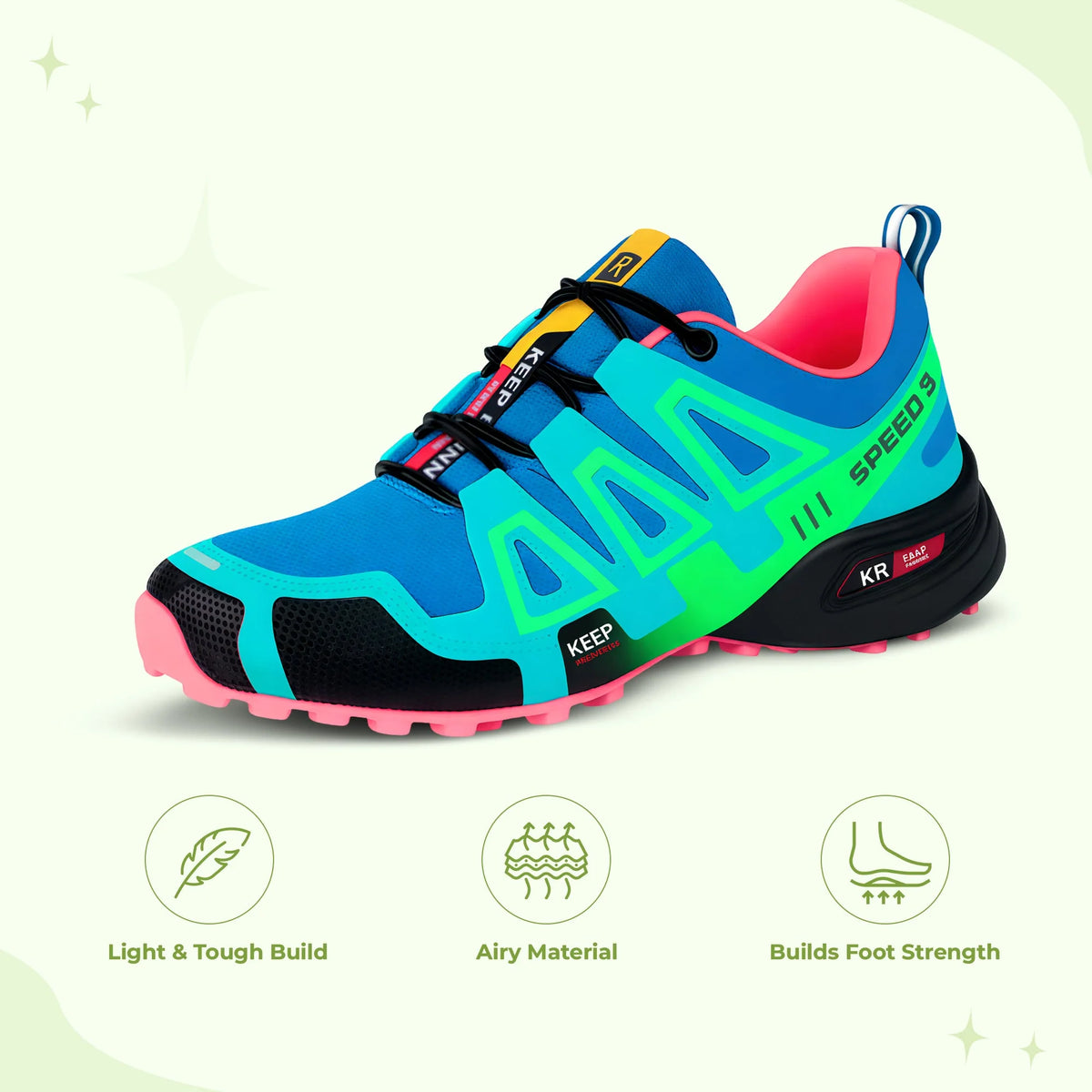 Walking Shoes Flexible Sole & Cushioned Insole