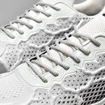 Walking Sneakers Shock-Absorbing Honeycomb Sole Breathable Mesh Upper