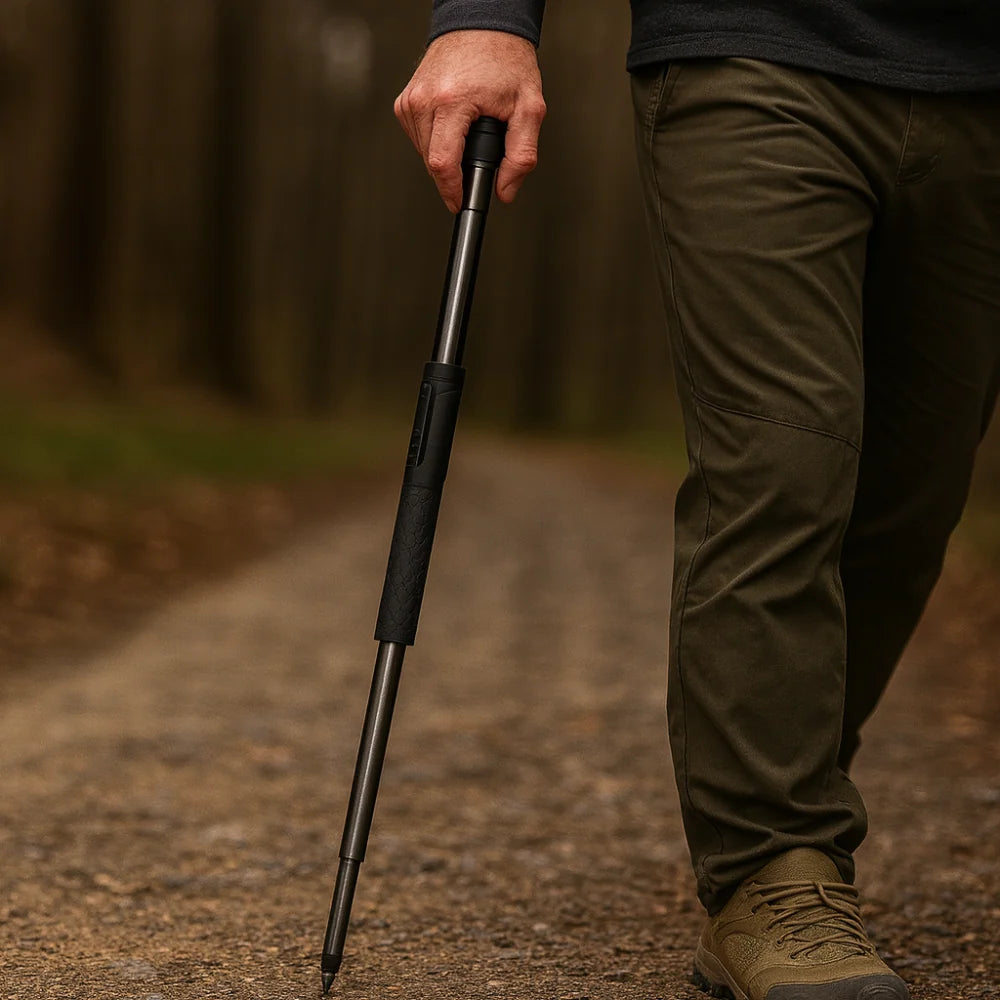 Walking Stick Automatic Pop-Up Anti-Slip Grip