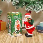 Wall-Climbing Santa Figure Sliding Design Assorted Colors