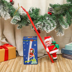 Wall-Climbing Santa Figure Sliding Design Assorted Colors