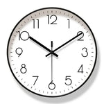 Wall Clock Quiet Quartz Movement High-Contrast Numerals