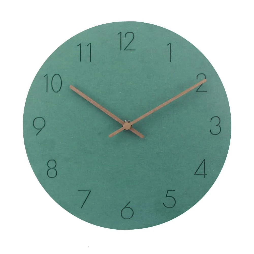 Wall Clock Silent Movement Minimalist Nordic Design