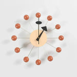 Wall Clock Sunburst Design Silent Quartz Movement 12.6-Inch