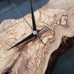 Wall Clock Wooden Silent Quartz Movement Round Design