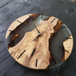 Wall Clock Wooden Silent Quartz Movement Round Design