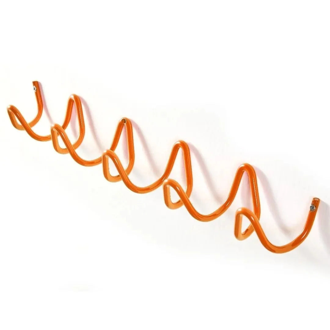 Wall Coat Rack Wrought Iron 3 or 5 Hooks