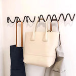 Wall Coat Rack Wrought Iron 3 or 5 Hooks