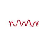 Wall Coat Rack Wrought Iron Wavy Design Wall-Mounted