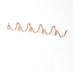 Wall Coat Rack Wrought Iron Wavy Design Wall-Mounted