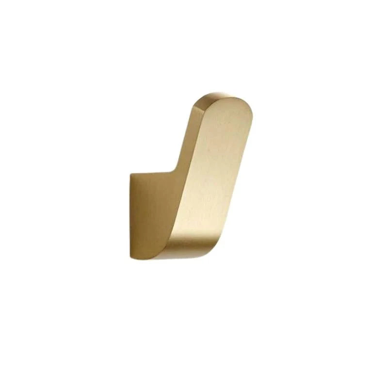 Wall Hook Brass Golden Finish 33.1 lb Capacity