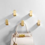 Wall Hook Brass Golden Finish 33.1 lb Capacity
