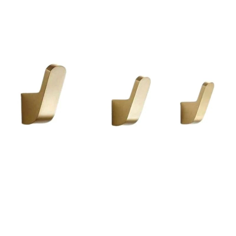 Wall Hook Brass Golden Finish 33.1 lb Capacity