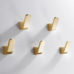Wall Hook Brass Golden Finish 33.1 lb Capacity