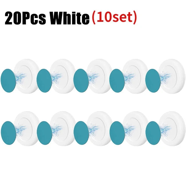 Wall Hook Set Magnetic No-Drill 10 Pairs