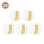 Wall Hooks Self-Adhesive No-Drill Set of 4