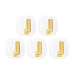 Wall Hooks Self-Adhesive No-Drill Set of 4