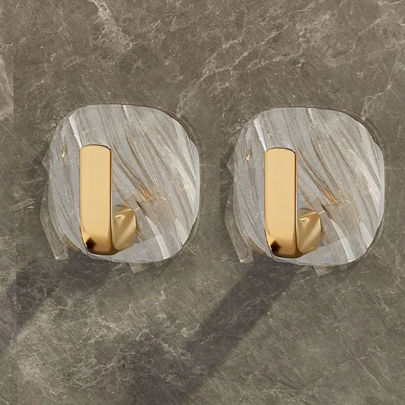 Wall Hooks Self-Adhesive No-Drill Set of 4