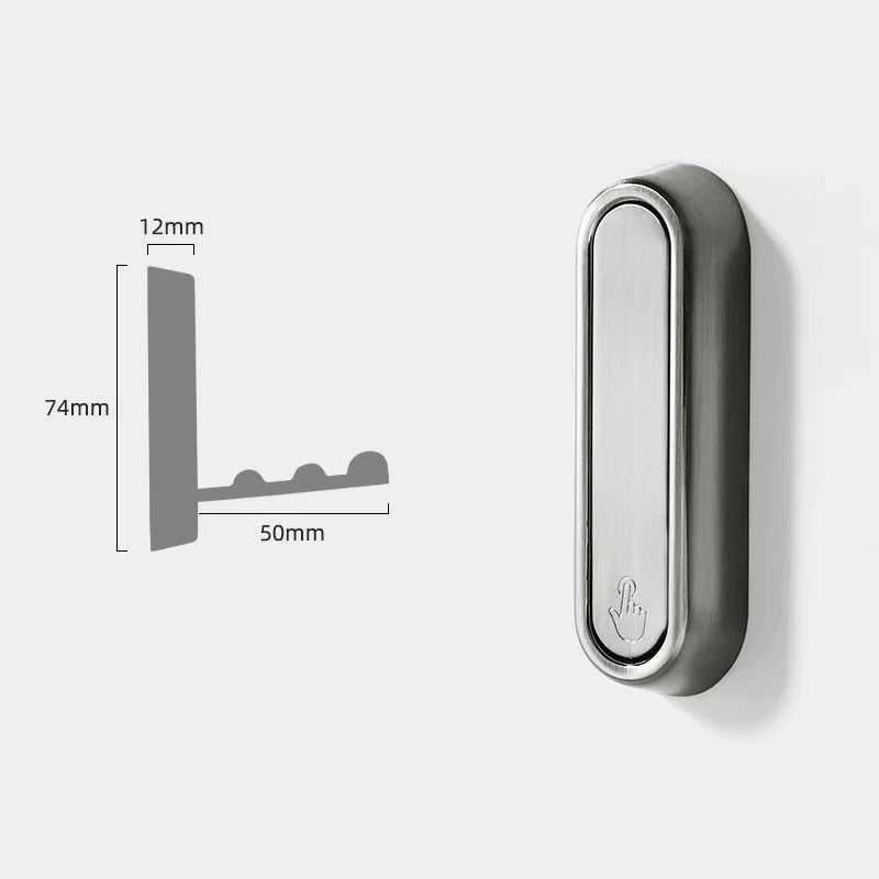 Wall Hooks Space-Saving & Foldable Heavy-Duty Metal