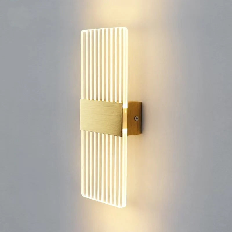 Wall Lamp Crystal-Textured LED-Compatible Dimmable