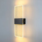 Wall Lamp Crystal-Textured LED-Compatible Dimmable