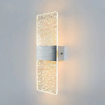 Wall Lamp Crystal-Textured LED-Compatible Dimmable