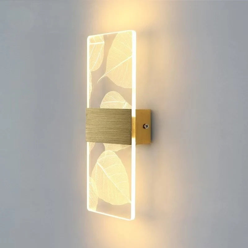 Wall Lamp Crystal-Textured LED-Compatible Dimmable