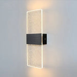 Wall Lamp Crystal-Textured LED-Compatible Dimmable