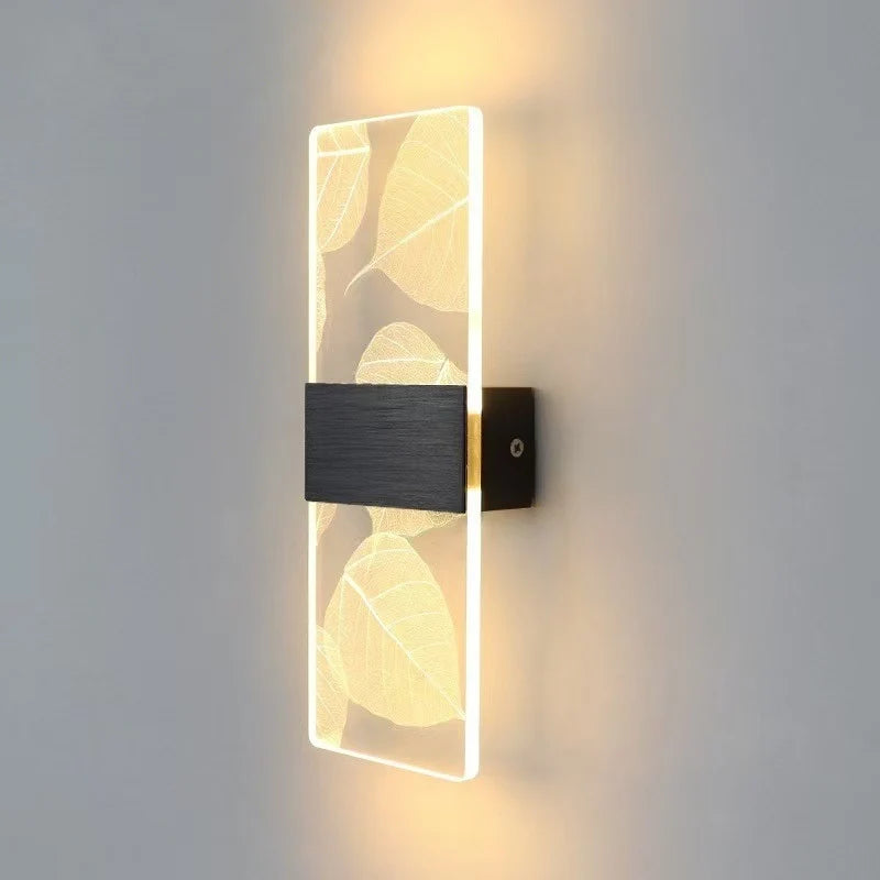 Wall Lamp Crystal-Textured LED-Compatible Dimmable