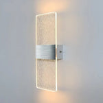 Wall Lamp Crystal-Textured LED-Compatible Dimmable