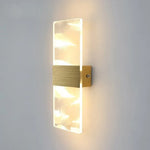 Wall Lamp Crystal-Textured LED-Compatible Dimmable