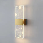 Wall Lamp Crystal-Textured LED-Compatible Dimmable