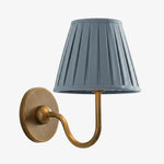 Wall Lamp Dimmable Fabric Shade Hardwired Indoor Fixture
