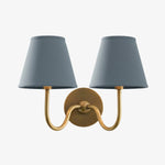 Wall Lamp Dimmable Fabric Shade Hardwired Indoor Fixture