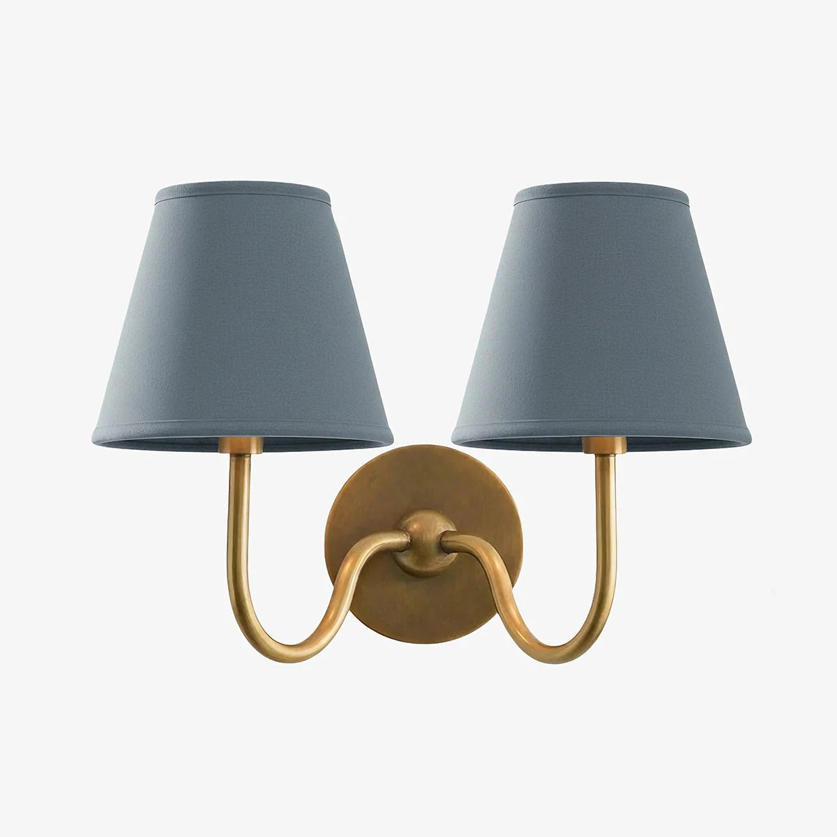 Wall Lamp Dimmable Fabric Shade Hardwired Indoor Fixture
