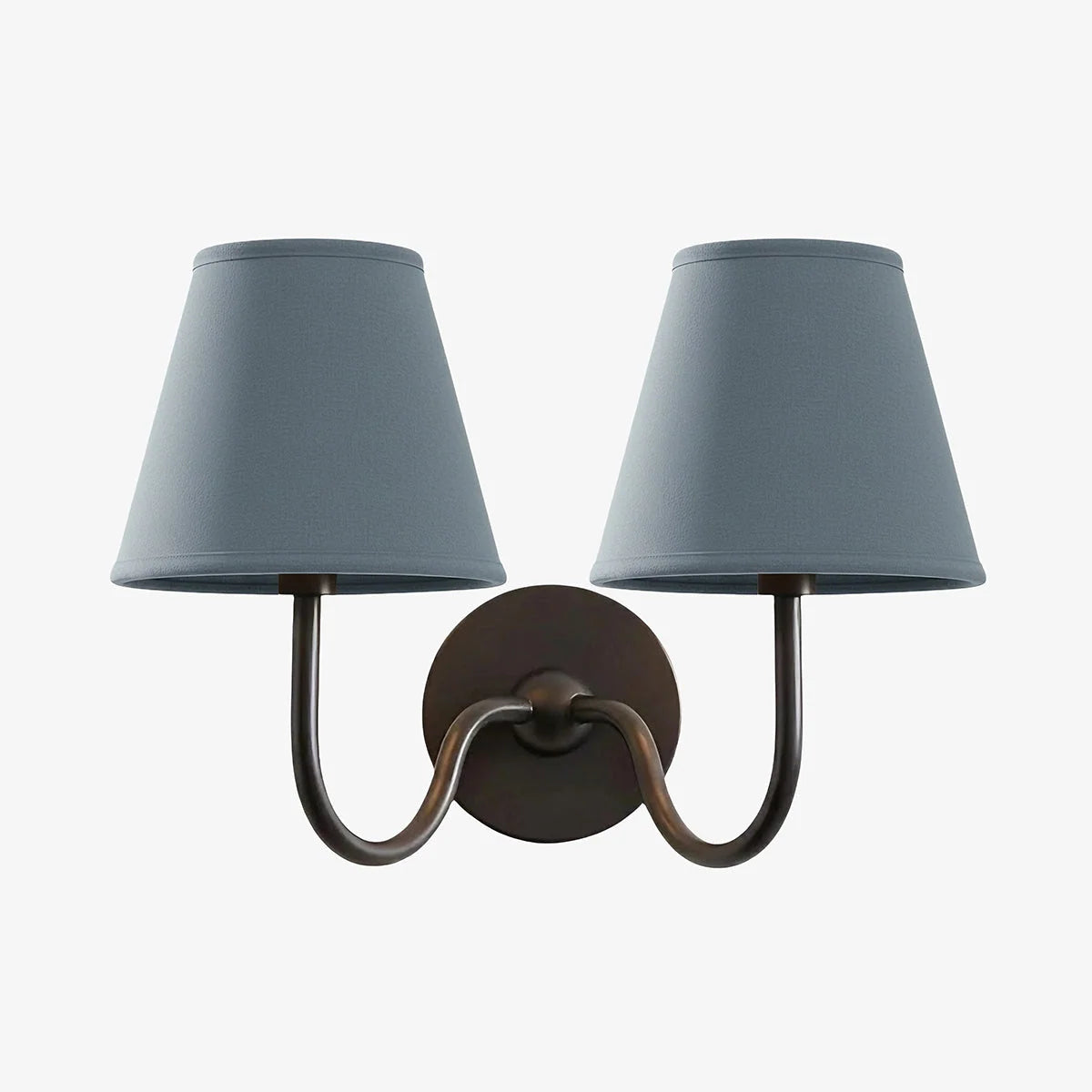 Wall Lamp Dimmable Fabric Shade Hardwired Indoor Fixture