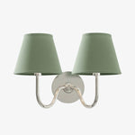 Wall Lamp Dimmable Fabric Shade Hardwired Indoor Fixture