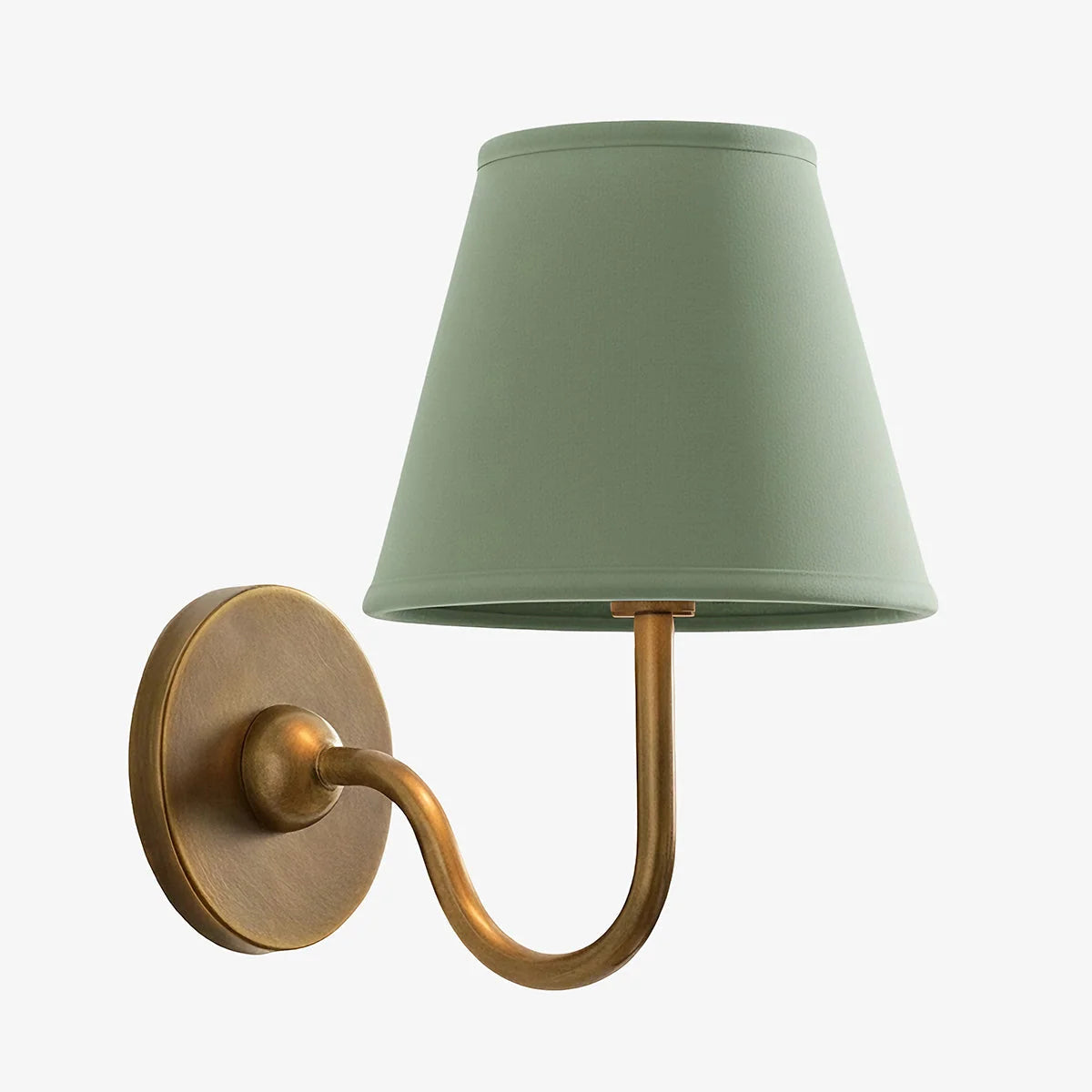 Wall Lamp Dimmable Fabric Shade Hardwired Indoor Fixture