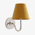 Wall Lamp Dimmable Fabric Shade Hardwired Indoor Fixture