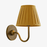 Wall Lamp Dimmable Fabric Shade Hardwired Indoor Fixture