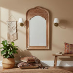 Wall Lamp Dimmable Fabric Shade Hardwired Indoor Fixture