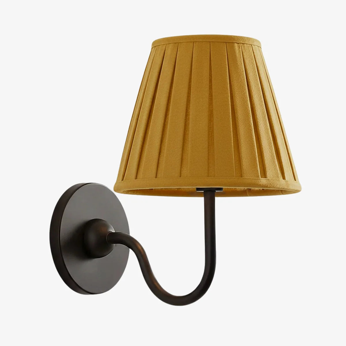 Wall Lamp Dimmable Fabric Shade Hardwired Indoor Fixture