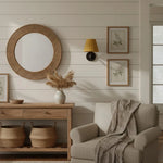 Wall Lamp Dimmable Fabric Shade Hardwired Indoor Fixture