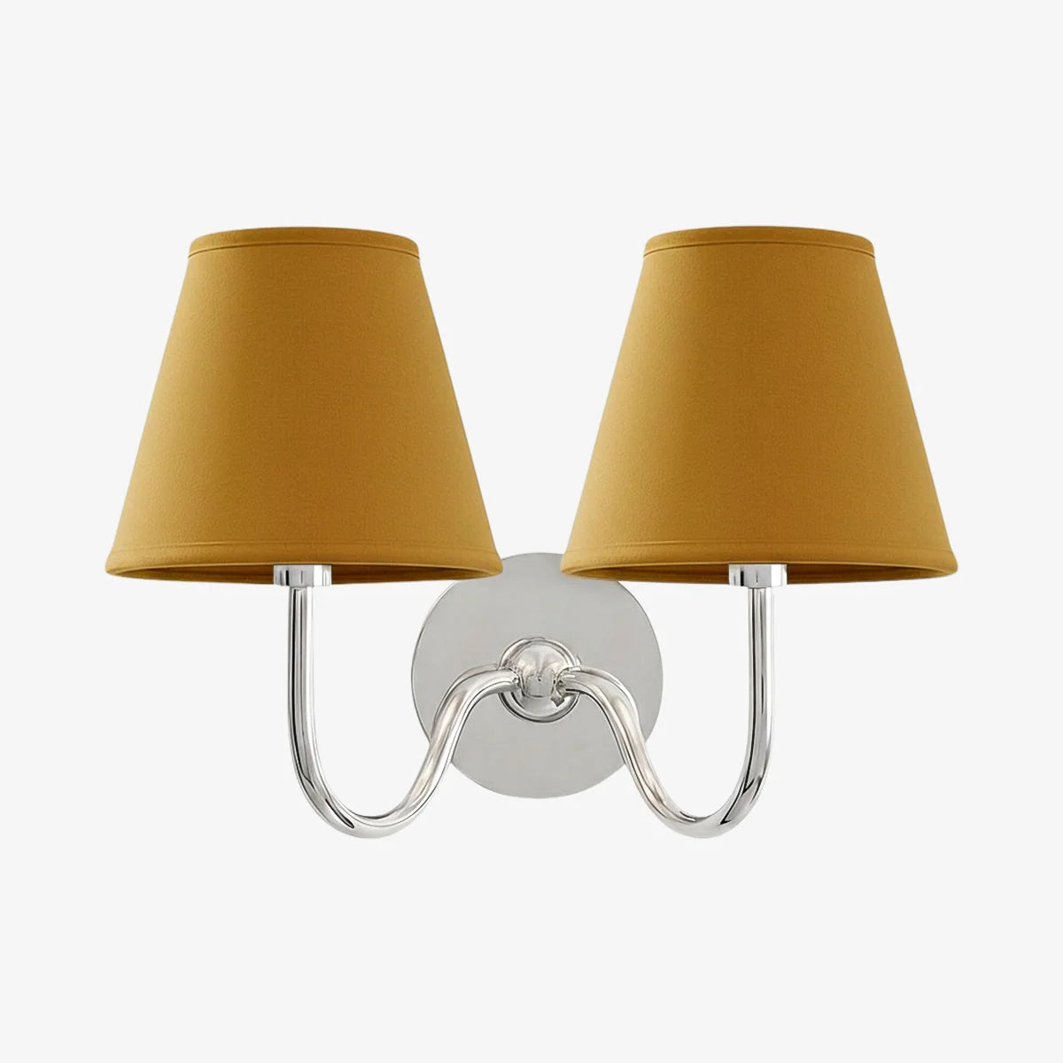 Wall Lamp Dimmable Fabric Shade Hardwired Indoor Fixture