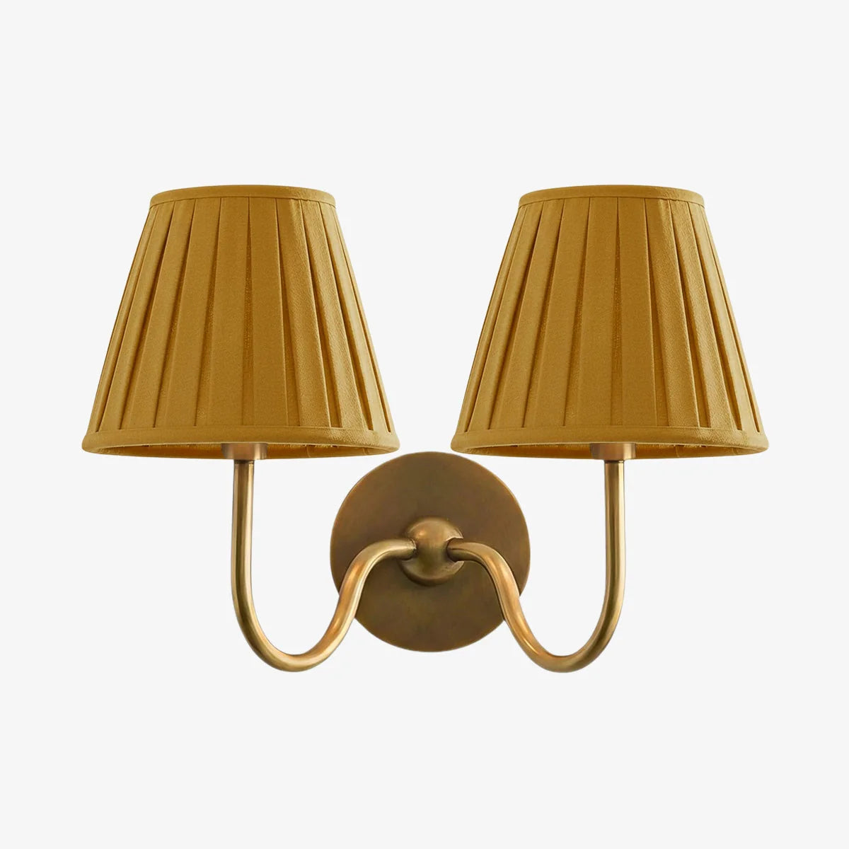 Wall Lamp Dimmable Fabric Shade Hardwired Indoor Fixture