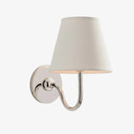Wall Lamp Dimmable Fabric Shade Hardwired Indoor Fixture