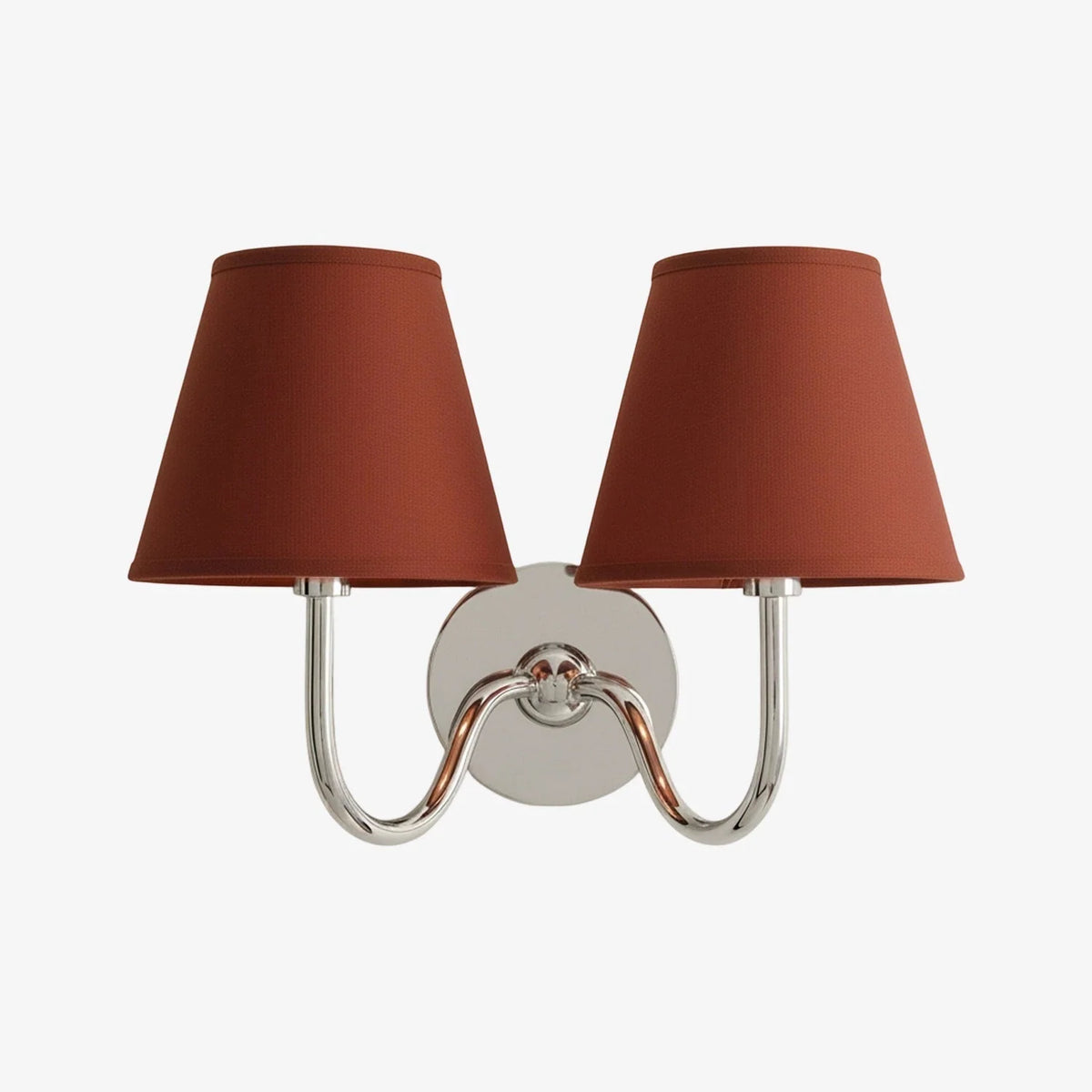 Wall Lamp Dimmable Fabric Shade Hardwired Indoor Fixture